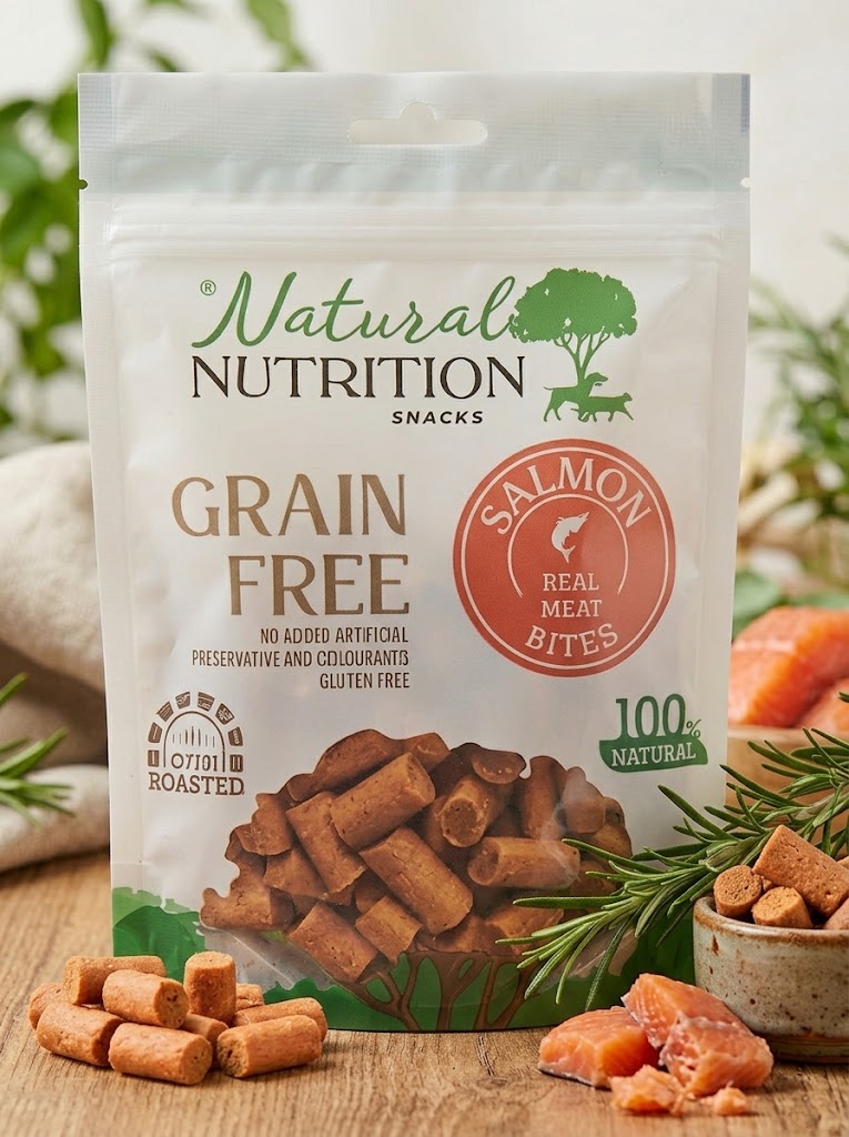 Natural Nutrition Katkısız Somonlu Köpek Ödül Maması